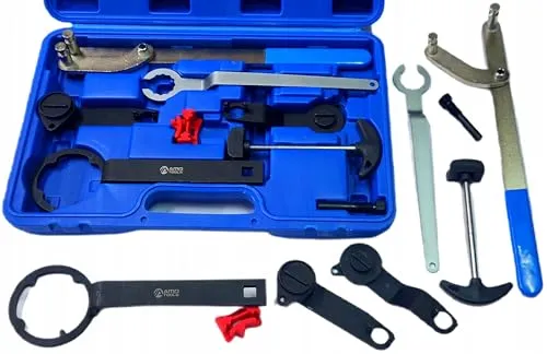AMD TOOLS Motoreinstellwerkzeug Zahnriemen für VW Up, Skoda Citigo, Seat MII - Nockenwellenwerkzeuge für präzise Motor-Instandsetzung und Zahnriemenwechsel, passend für diverse VW, Skoda und Seat Modelle. Ideal für Mechaniker und Hobby-Schrauber.
