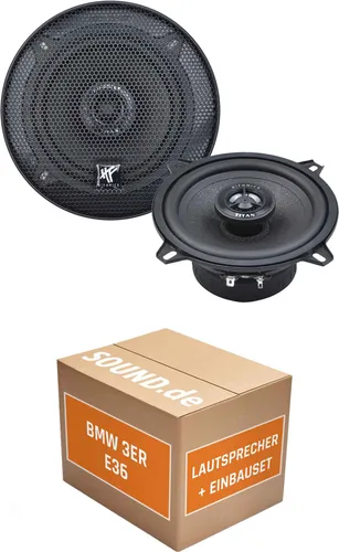 Hifonics Titan TRX52 Einbaupaket für BMW 3er E36 - Komplettset für den Austausch von Lautsprechern in Ihrem BMW 3er E36: 2x Hifonics Tief-Mitteltöner mit Hochtöner, 150W MAX, einfache Installation und verbessertes Klangerlebnis.