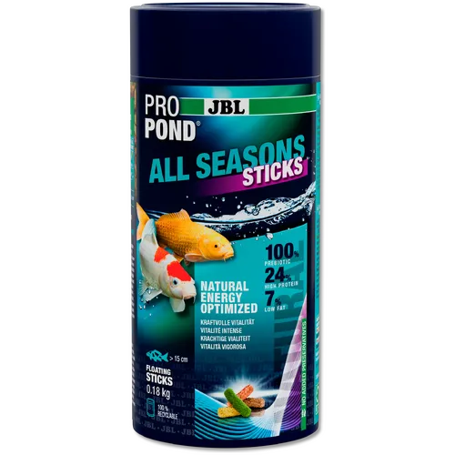 JBL ProPond All Seasons Sticks 1000ml Futter für Koi und Goldfisch