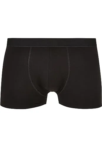 Urban Classics Herren Boxershorts 5-Pack - Solid Organic Cotton - Herren-Boxershorts aus hochwertiger Bio-Baumwolle im praktischen 5er-Pack, mit elastischem Gummibund für perfekten Sitz und optimalen Tragekomfort.