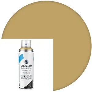 Schneider Sprühfarbe Paint-It 030 Supreme, 200 ml, gold, matt, Acrylspray