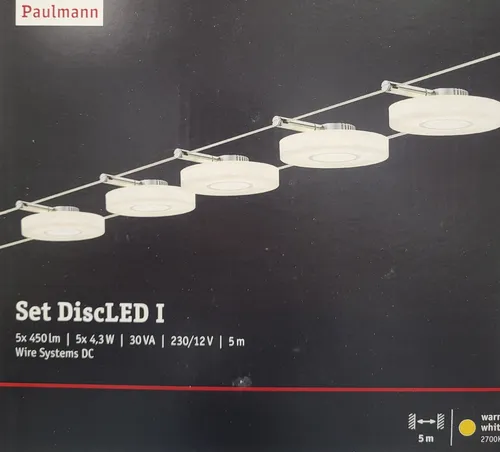 Paulmann 941.09 Wire Systems DC Set 5 x 4,3 Watt von Paulmann