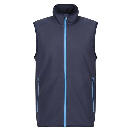 Regatta Professional Navigate Herren-Fleece-Weste, leicht und fusselfrei, perfekt für Outdoor, Wandern, Camping, blau, XL