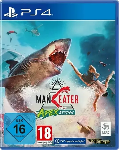 Maneater - APEX Edition - Actionspiel für PlayStation 4, erleben Sie die Machtphantasie als riesiger Hai und terrorisieren Sie die Küstengewässer, während Sie Schwimmer und Taucher in Stücke reißen.