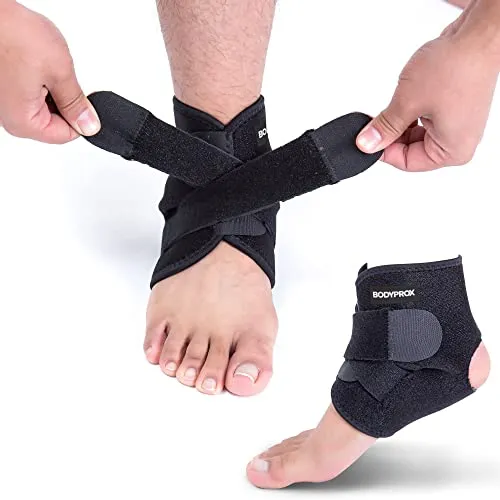 Bodyprox Knöchelbandage, atmungsaktive Neoprenhülle, verstellbar