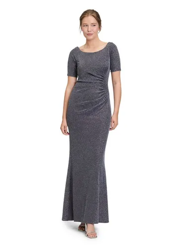 Abendkleid VERA MONT - Elegantes Damen Abendkleid im Glitzer-Look - Damen Abendkleid in Gr. 46, figurbetont und mit Carmenausschnitt. Das elegante Modell aus pflegeleichtem Jersey betont stilvoll Ihre Silhouette und ist ideal für festliche Anlässe.