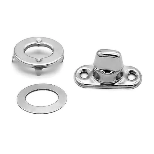 Drehverschluss, 12 Sätz Ovalösen Steckschloss für Taschen, Handtaschenzubehör Taschenverschluss, Taschenverschlüsse und Verschlüsse für Taschen, Planenbefestigung für Bootsüberdachungen