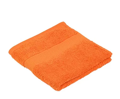 liebling Handtuch, 100% hochwertige Baumwolle, Serie Miami, 50 x 100 cm, waschbar & trocknergeeignet, Farbe: orange
