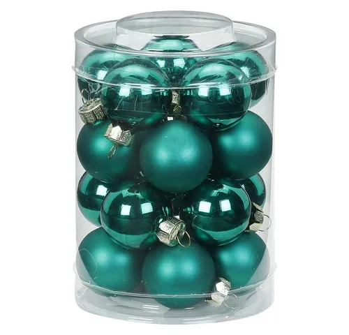 MAGIC by Inge Christbaumschmuck, Weihnachtskugeln Glas 3cm, 20 Stück