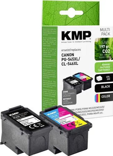 KMP C97V Tintenpatronen - M, C, Y, BK für brillante Druckergebnisse, kompatibel mit gängigen Tintenstrahldruckern