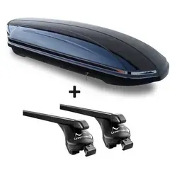 Skibox VDPMAA460G mit Relingträger für BMW X3F25
