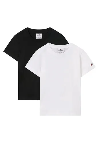 Champion T-Shirt ICONS 2 pack Crewneck T-Shirt (2-tlg) für Kinder und Jugendliche, Kurzarm, sportlicher Stil