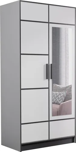 KIER FURNITURE Zweitüriger Kleiderschrank Roj2D