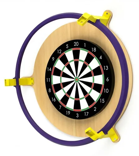 Autodarts Komplettsystem – Dart Scoring System mit LED Ring 6000K - Präzises Dart Scoring System mit automatischer Punkteerfassung durch 3× OV9732 Kameras. Ideal für Turniere und Training, sorgt für optimale Treffererkennung dank gleichmäßiger LED-Beleuchtung.