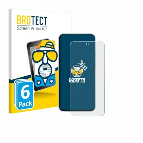BROTECT Entspiegelungs-Schutzfolie für Xiaomi Redmi Note 15 Pro (6 Stück) Matte Displayschutz-Folie, Anti-Reflex, Anti-Fingerprint