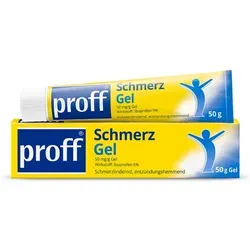 Proff® Schmerzgel 50mg/g - Schmerzlindern mit Proff® Schmerzgel 50mg/g – einfach aufzutragen und kühlend, ideal zur Unterstützung bei Muskel- und Gelenkbeschwerden.
