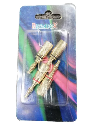 Produktbild Dynavox Audio Adapter Bananenstecker X-4003 Gold 4 Stück