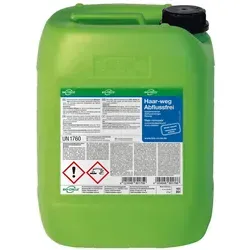 Bio-Circle Haar-Weg Abflussfrei 10 L - Reinigungsmittel zur effektiven Beseitigung von Verstopfungen in Abflüssen. Die kraftvolle Rezeptur löst Haare und organische Rückstände, ohne Oberflächen zu beschädigen.