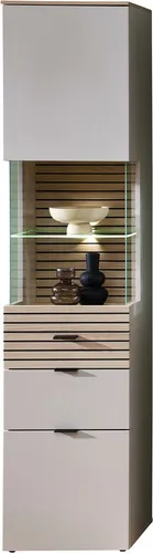 Vitrine Memphis in Eichefarben und Kaschmir von Innostyle
