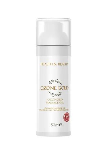Massagegel Health & Beauty Ozone Gold Tiefenmassage Gel - Anti-Faltenprodukte, tiefenwirksames Massagegel mit Olivenöl für die Ganzkörperregeneration, ideal für entspannende Anwendungen.