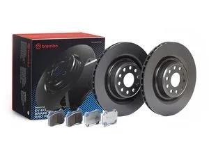 Produktbild BREMBO Bremsensatz für TESLA, Scheibenbremse hinten 365mm