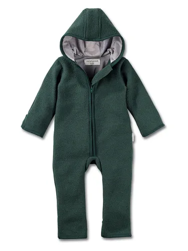 Hofbrucker Wollwalk-Overall in Grün, Größe 62/68, Baby