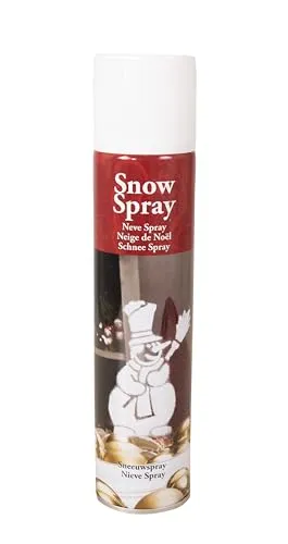 Spraydose Künstlicher Schnee, 300 ml, für Dekorationen aus Glas, Holz, Papier, Eisen und alle Ihre Zusammensetzungen