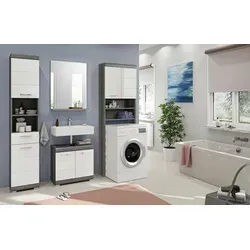xonox.home Badkombination Scout 4-teilig X06B2B12 - Badezimmer, modernes Design trifft praktische Funktionalität – ideal für stilvolle und gut organisierte Badezimmer.