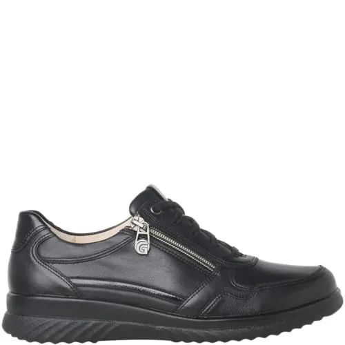 Ganter Heike 0204527 Damen Schnürschuh - Halbschuhe für Damen mit zusätzlichem Raum im Vorfußbereich – ideal für breitere Füße. Das hochwertige Kalbleder und das wechselbare Korkfußbett bieten höchsten Komfort und Unterstützung.