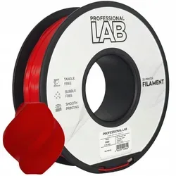 PLA+-Filament „Red“ (Rot) von Prof. Lab, 1,75 mm, 1000 g, für 3D-Drucker