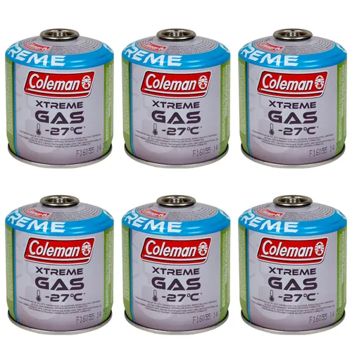 COLEMAN Schraubkartusche 230 g Ventil Gas Kartusche Kocher Butan Propan Mix 6 x