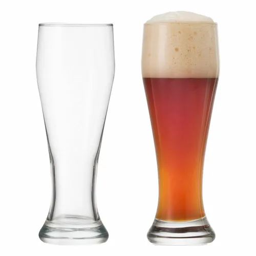 montana: :basic Weizenbierglas 2er Set Bierglas Weizenglas Bier Glas 400 ml