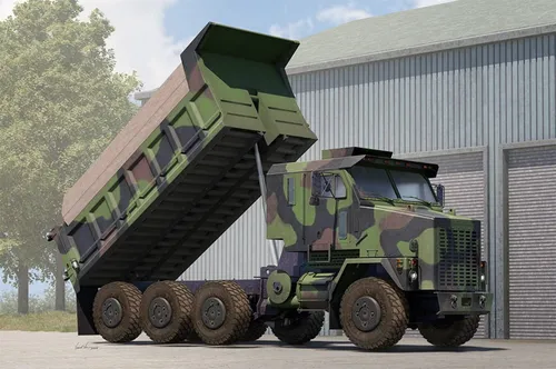 Hobby Boss M1070 Dump Truck Modellbausatz 1:35 - Modellbausatz im Maßstab 1:35 von Hobby Boss, ideal für Bastler. Erforderlich: Plastik-Kleber und Farben, nicht enthalten. Perfekt für individuelle Gestaltung und Detailverliebte!