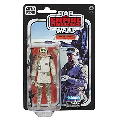 Star Wars E80785X0 The Black Series Rebellensoldat (Hoth) - Actionfigur zum 40-jährigen Jubiläum von Star Wars: Das Imperium schlägt zurück, mit vintage Verpackung und extrem beweglichen Gelenken für Sammler und Fans.