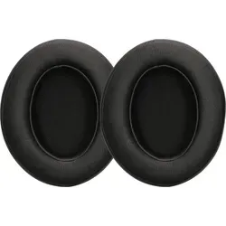 kwmobile 2x Ohr Polster für DOQAUS Ohrpolster - Ersatz Ohrpolster - Kopfhörer Ersatzteile - Kopfhörer Ersatzpolster für Over Ear Headphones - Schwarz