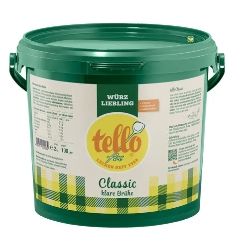  Tellofix Classic Klare Brühe 10 kg, Suppenbasis Vorrat MHD 4.05.27 9,50 EUR/kg