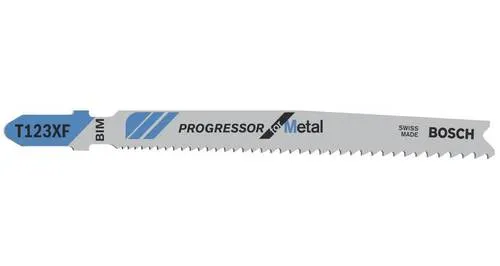 Stichsägeblatt T 123 XF Progressor for Metal, 3er-Pack
