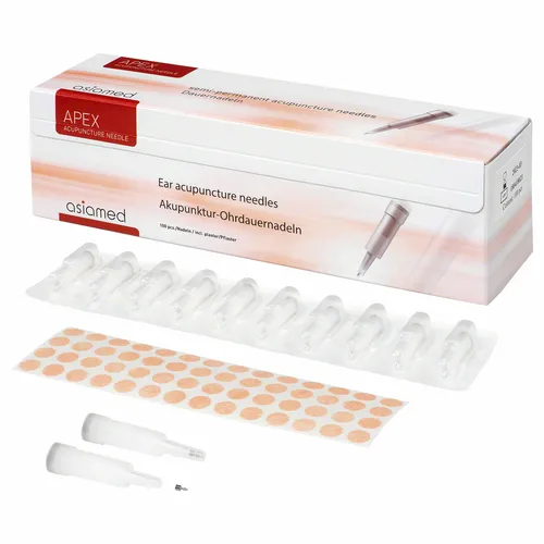 Akupunktur Dauernadeln mit Applikationsröhrchen, 96 Stück von Sport-Tec