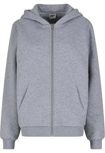 Urban Classics Damen Fluffy Zip Cardigan lightasphalt, 5XL - Stylischer ZIP Cardigan für Damen, bietet Flexibilität und Komfort. Ideal für Freizeit und Sport, mit praktischer Kapuze und Kordelzug. In verschiedenen Farben erhältlich.