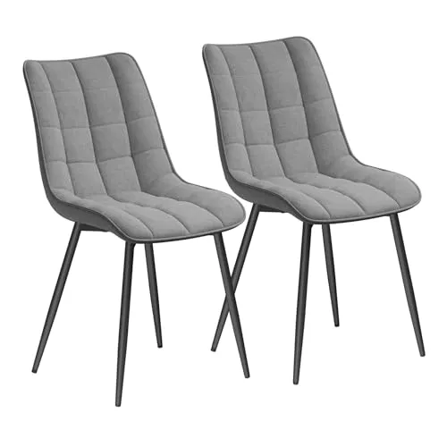 WOLTU Esszimmerstühle 2er Set in grau von WOLTU
