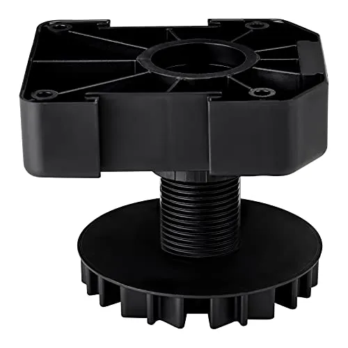 SO-TECH® Möbelfuß Sockelfuß 55 mm verstellbar (20-St) - Möbelfüße mit 55 mm Höhe, ideal für die Küchenzeile. Verstellbar für optimale Stabilität auf unebenen Böden und inklusive Sockelbefestigungsclips für eine unsichtbare Montage.