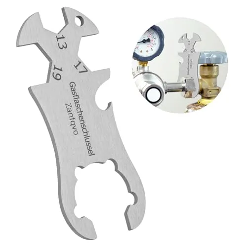 Zanfqvo Gasflaschenschlüssel aus Edelstahl