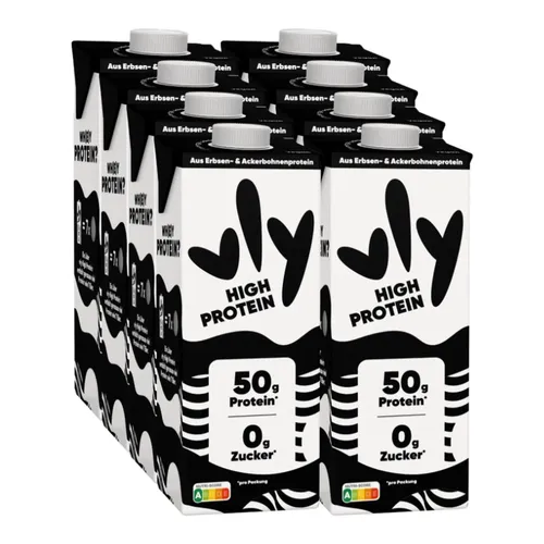 Vly High Protein Milchalternative 8er-Pack (8 x 1 l)
