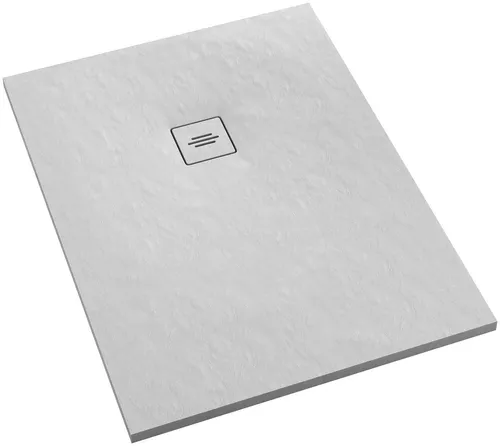 OTTOFOND Duschwanne Nevis 120x100 cm - Rechteckige Duschwanne in mattem Weiß, ideal für barrierefreien Einbau und mit waagerechtem Ablauf, perfekt für moderne Badezimmer.