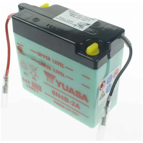 YUASA 6V 4Ah Batterie für Fantic Motor, Suzuki & Yamaha - Hochwertige 6V 4Ah Batterie, ideal für Motorräder von Fantic Motor, Suzuki und Yamaha. Kompakt, wartungsfrei und perfekt als Ersatzteil für klassische Modelle.