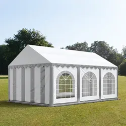 TOOLPORT PRO 4x6m Partyzelt in grau von Toolport