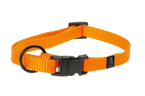 Karlie Art Sportiv Plus Halsband verstellbar neue universal Farben Mix and Match L: 20 - 35 cm B: 10 mm XS orange