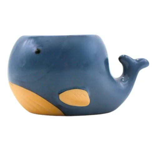 Dekohelden24 Übertopf Übertopf in blau von Dekohelden24