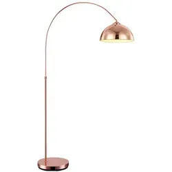 LED Bogen Stehlampe Kupferfarben von ETC Shop
