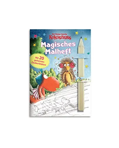 Der kleine Drache Kokosnuss - Magisches Malheft mit Bleifstift